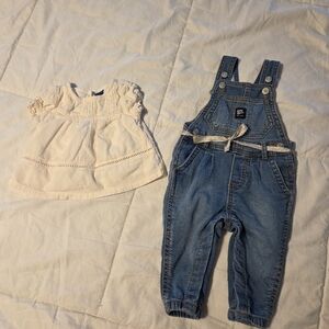 Denim Blue Overalls for Kids